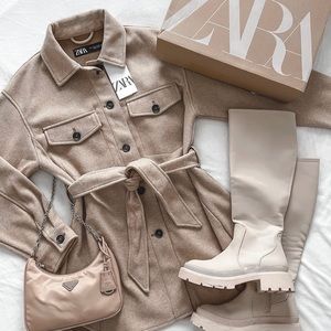 Zara Belted Shacket